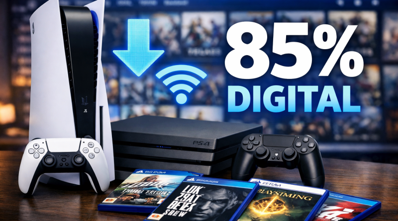 Ψηφιακές Αγορές στο 85% για PS5 και PS4 το Τελευταίο Τρίμηνο!!!