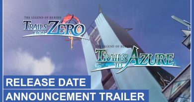Κυκλοφορία τον Σεπτέμβριο για το The Legend of Heroes: Trails from Zero και The Legend of Heroes: Trails to Azure